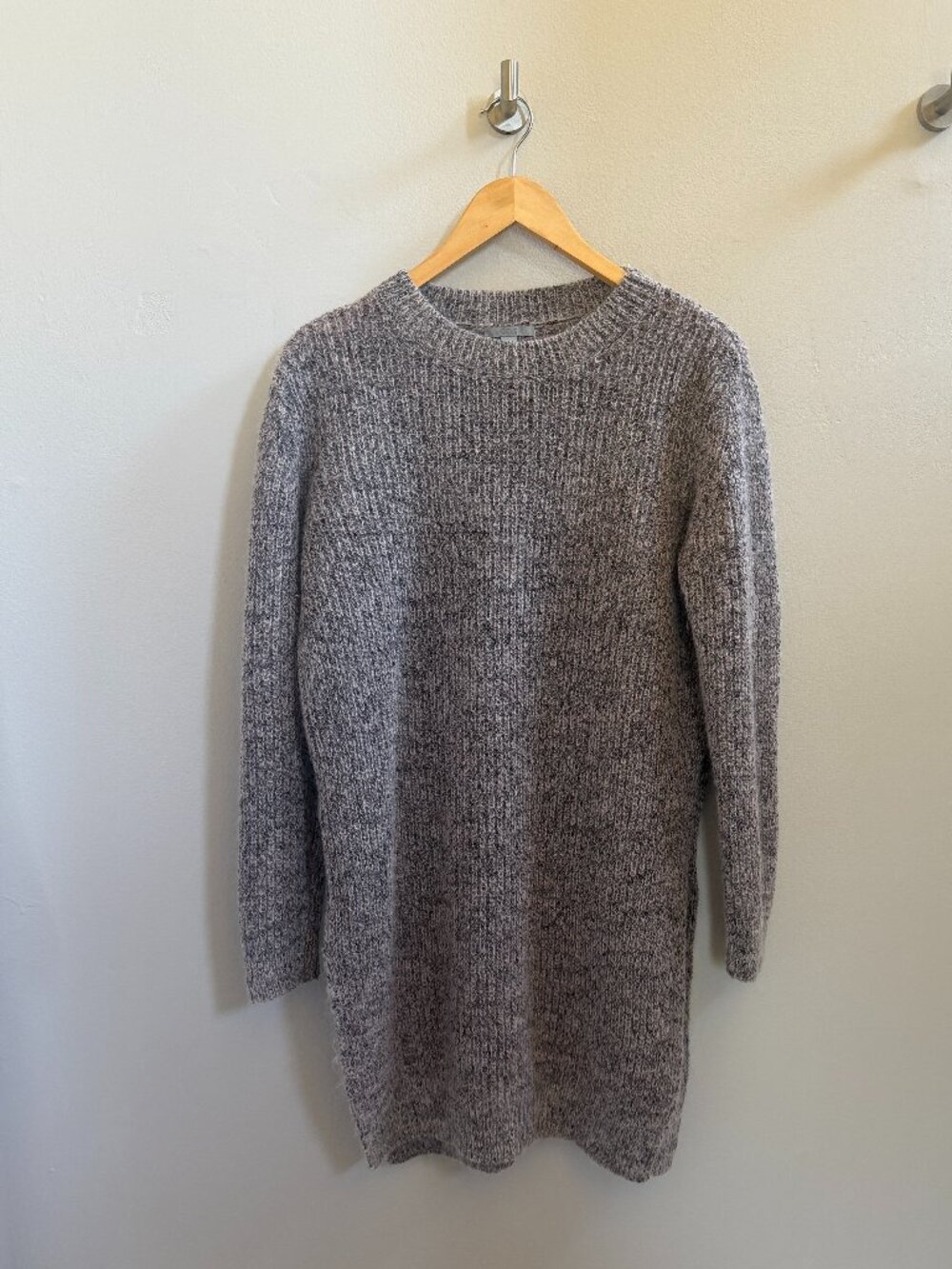 COS Women’s Mohair Side Slit Tunic Sweater